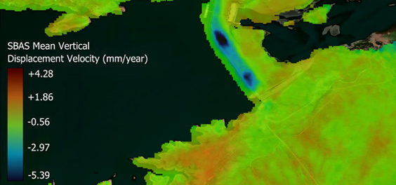 Wide-Area Ground Monitoring SBAS Visualization
